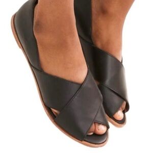 Madewell peep toe flats. Barely worn!